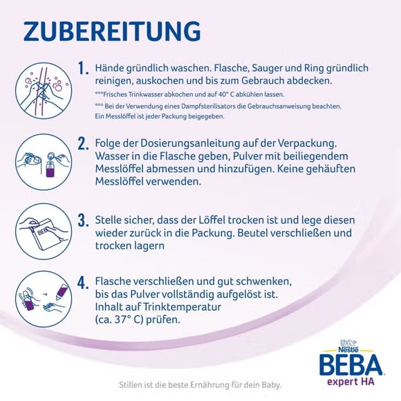 Zubereitungsanleitung