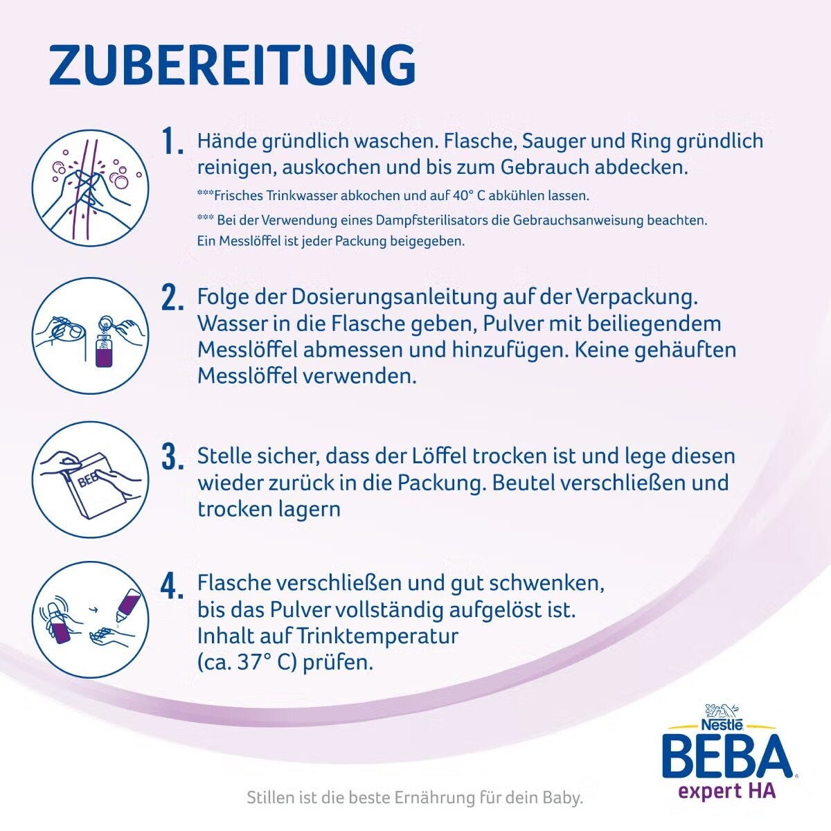 Zubereitungsanleitung