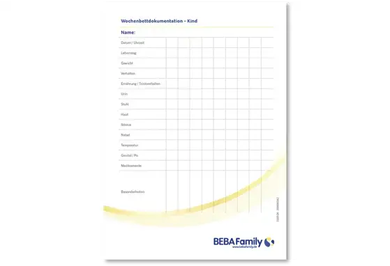 Wochenbettbogen Kind