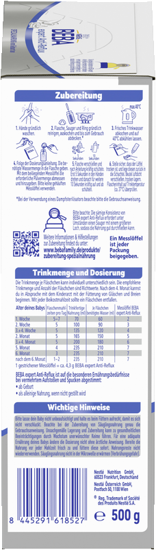BEBA AR (Anti-Reflux)