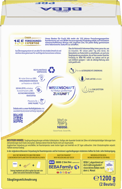 BEBA PRE 1200g
