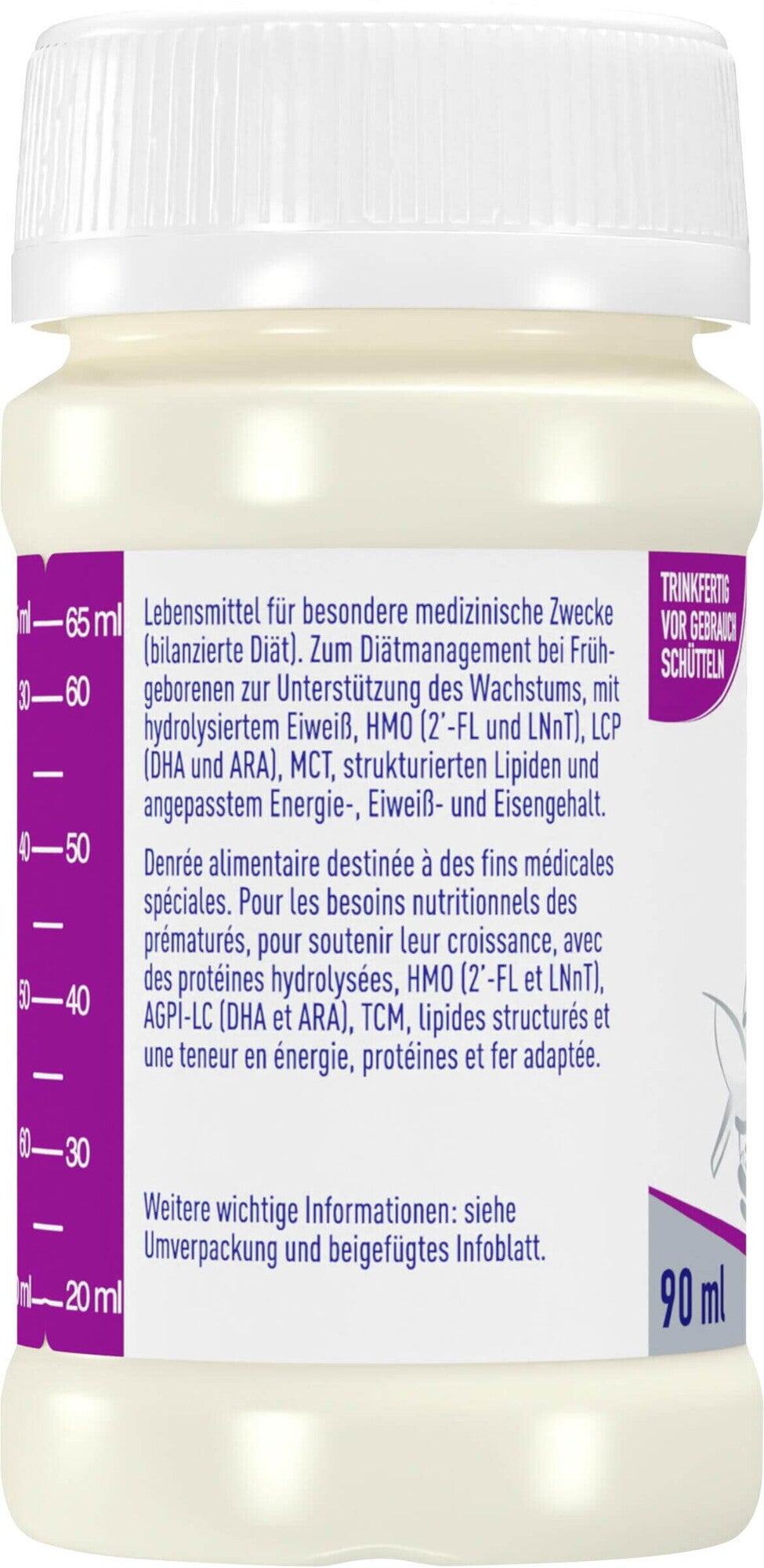BEBA Frühgeborenennahrung Stufe 2, trinkfertig
